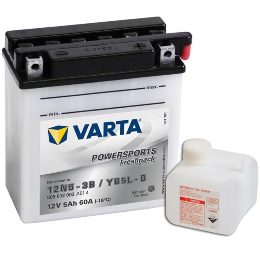 Varta Freshpack Batteri 12 V 5 Ah YB5L B