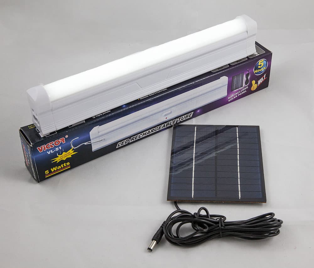 Laddbar LED-lysrörX2