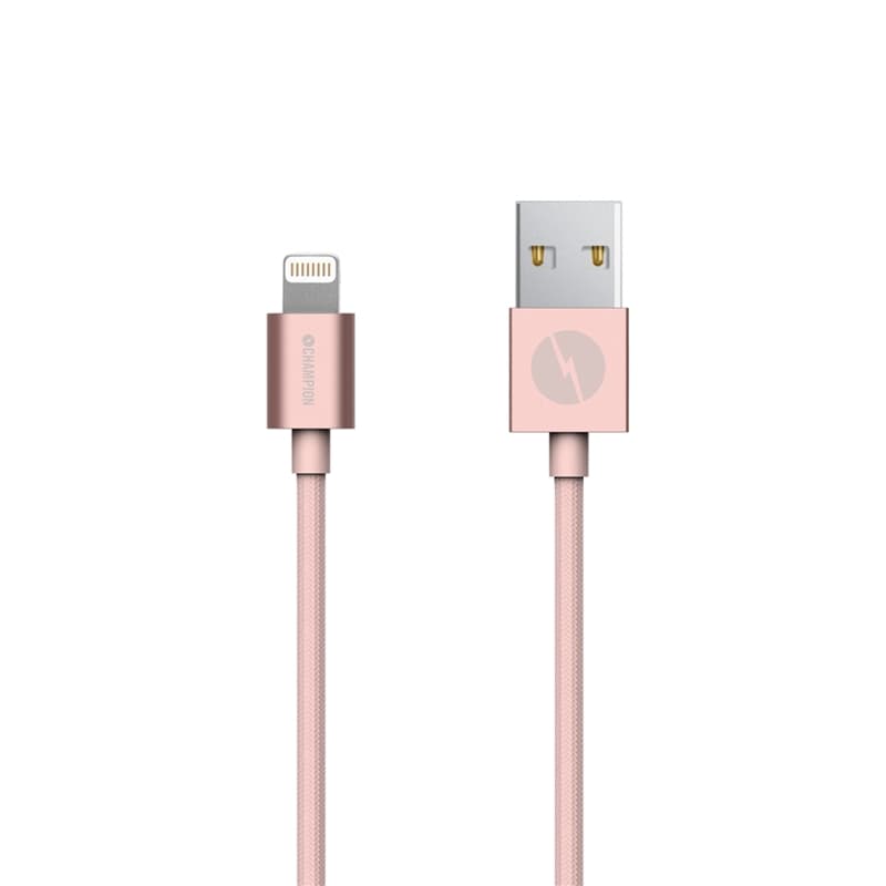 Champion Lightning kabel 1m Rose Gold