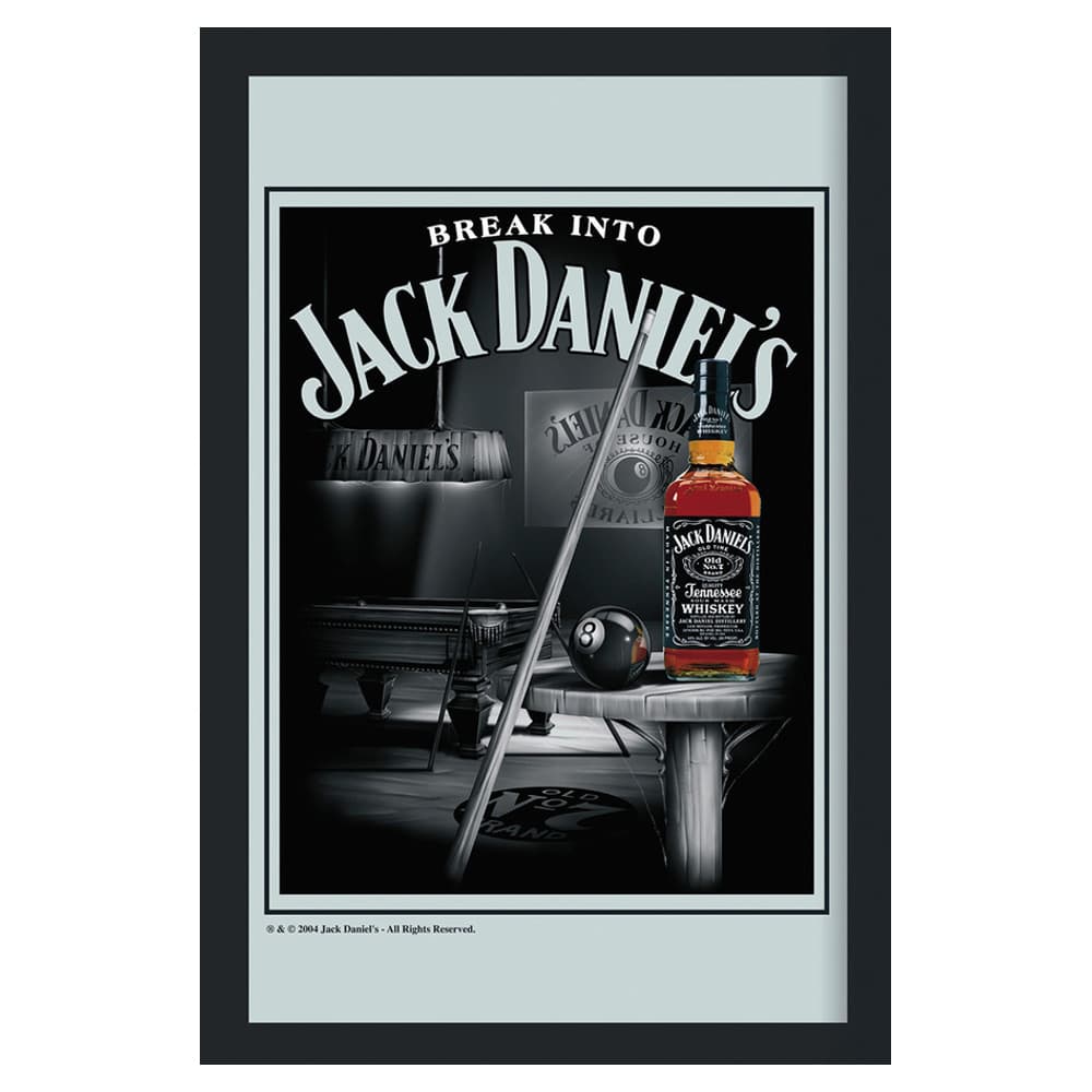 Jack Daniel's - Spegeltavla / Pubspegel / Barspegel - Pool table
