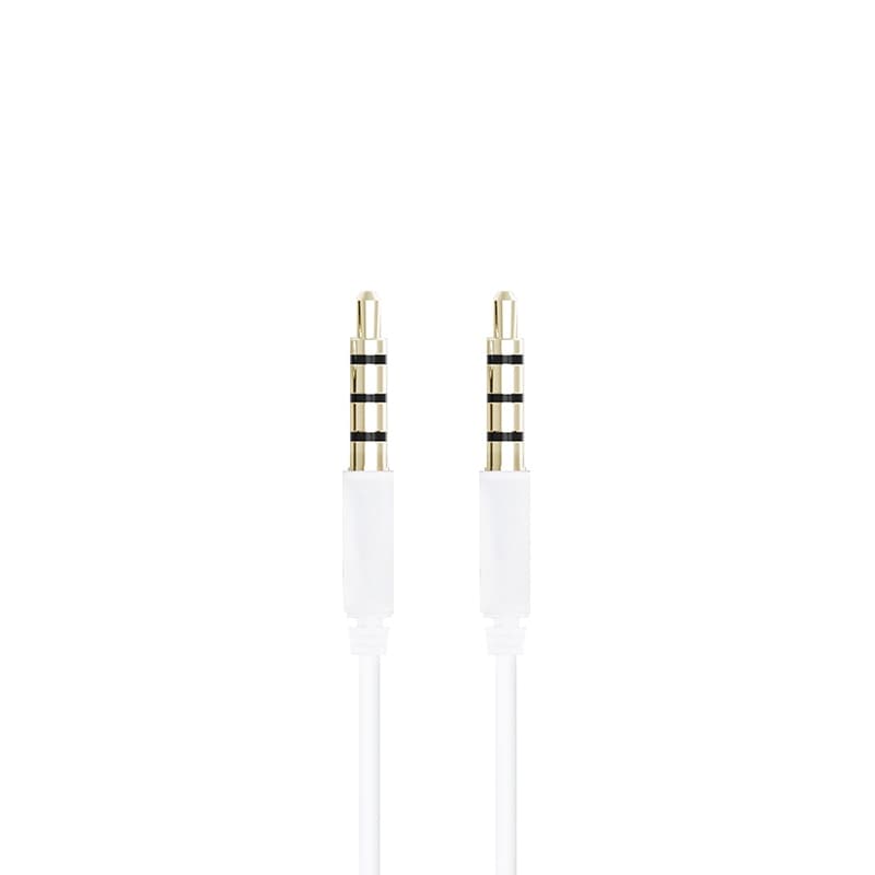 Champion 3,5mm Audiokabel 1,0m Vit