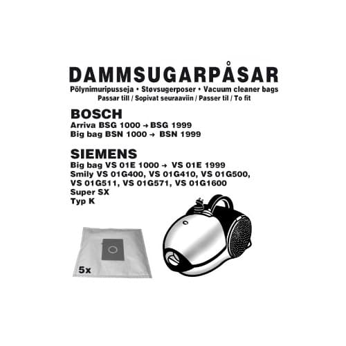 Champion Dammpåsar Bosch 5st