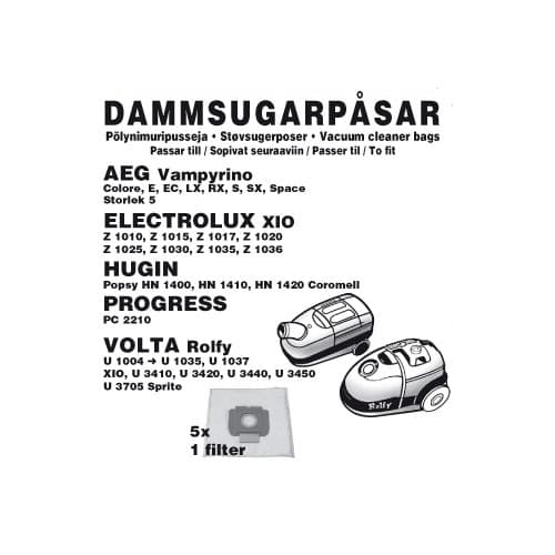 Champion Dammpåsar Aeg 5st 1st filter
