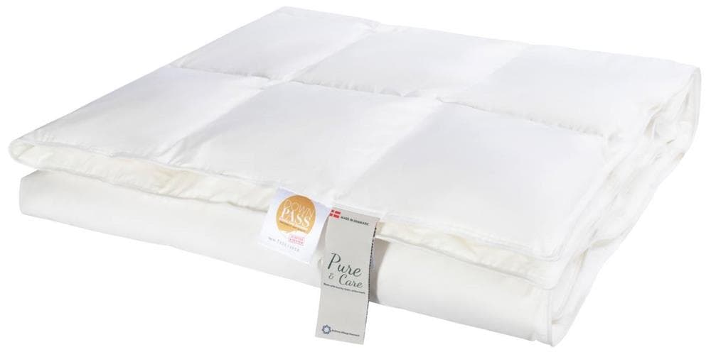 Allergivenlig sommerdyne med Moskusdun 140x200cm - Pure & Care sval sommerdyne - Godkendt af Astma-Allergi Danmark