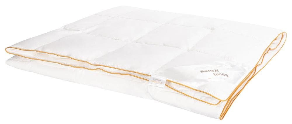 Sommerdyne 200x220cm - dobbeltdyne sval med moskusdun - Borg Living let og luftig