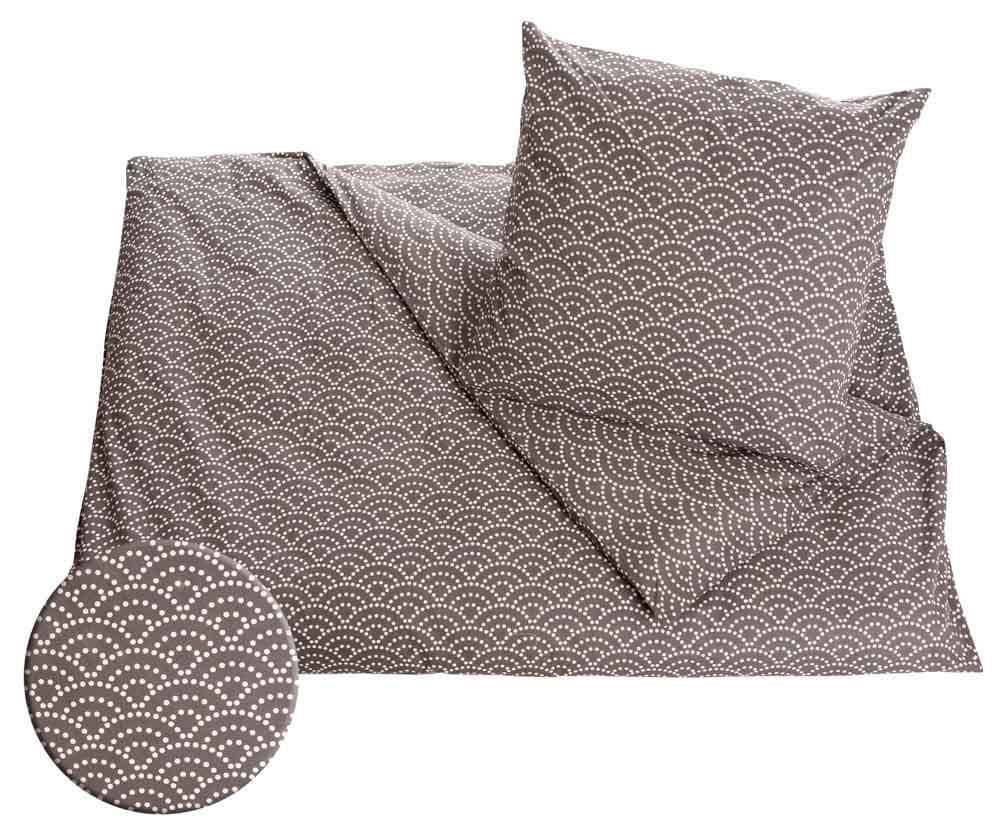 Påslakanset Satin - 100% Bomull - Fan Grey - 150x210 cm