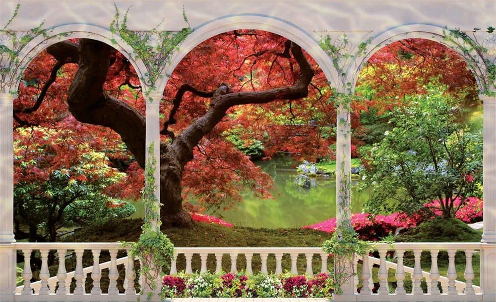 Fototapet Forest Through Arches