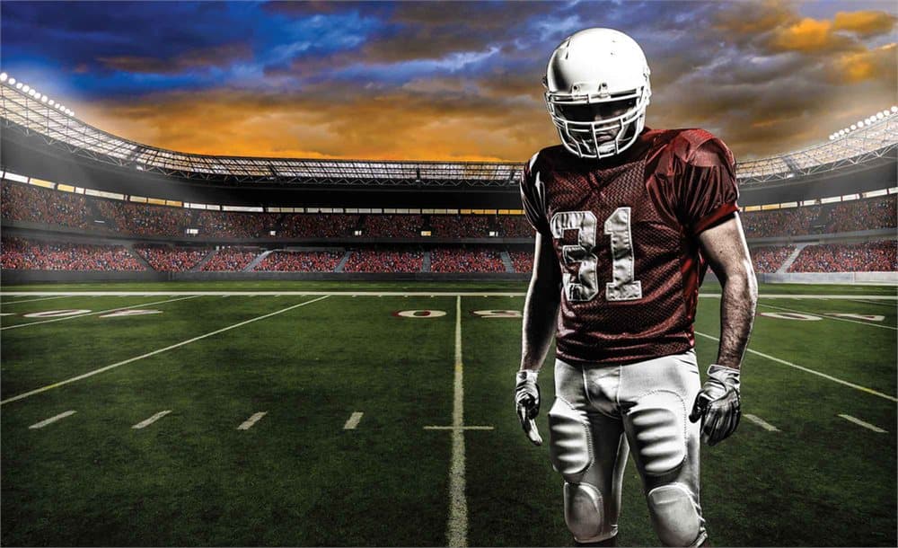 Fototapet American Football Stadium
