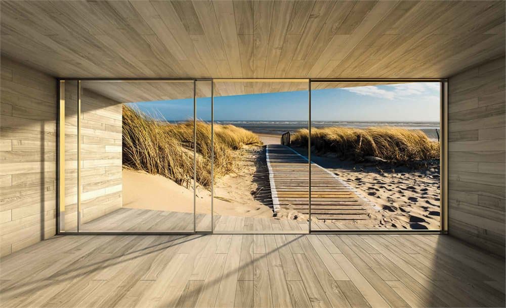 Fototapet Window Path Beach Sand Nature