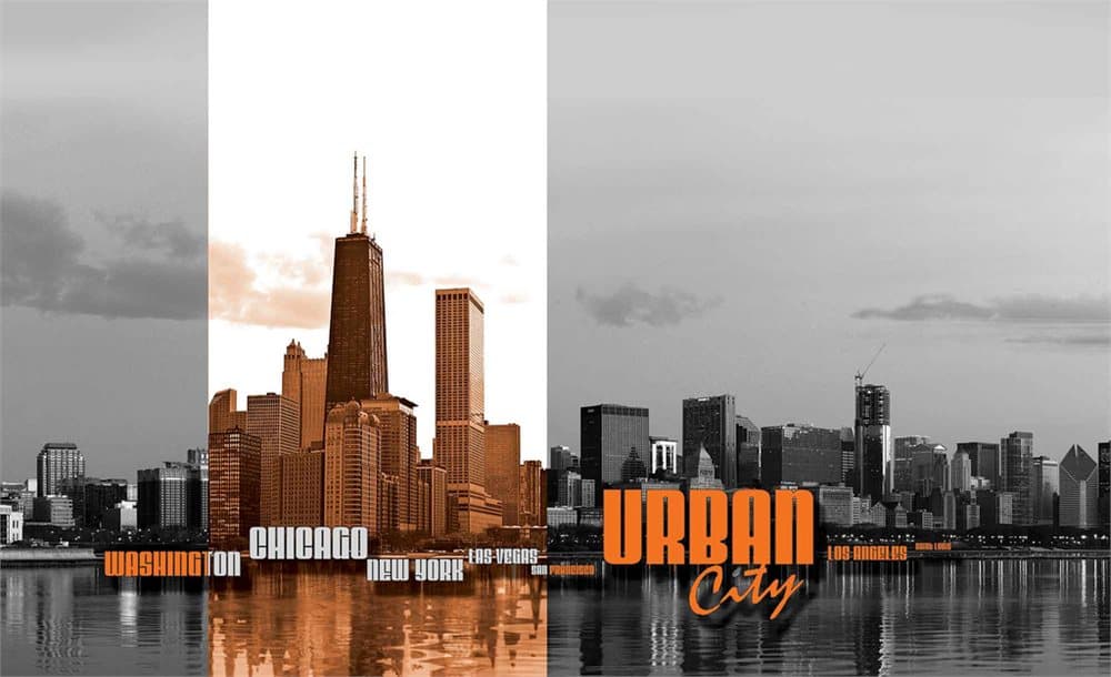Fototapet City Skyline