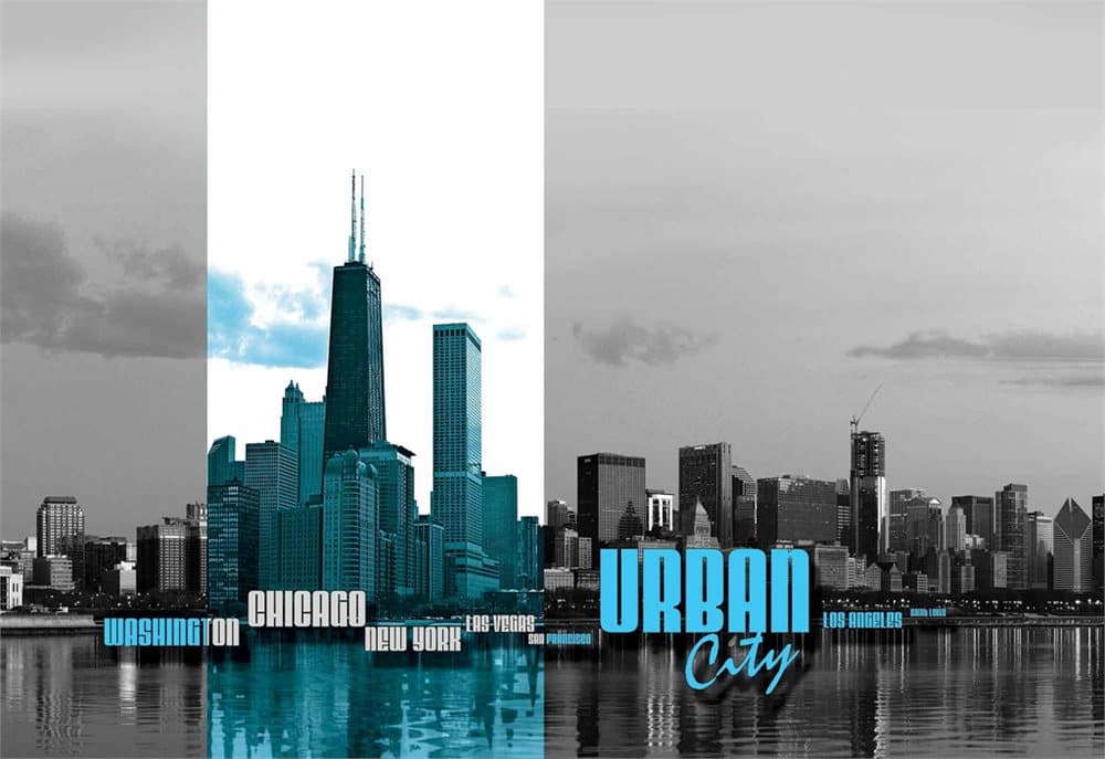 Fototapet City Skyline