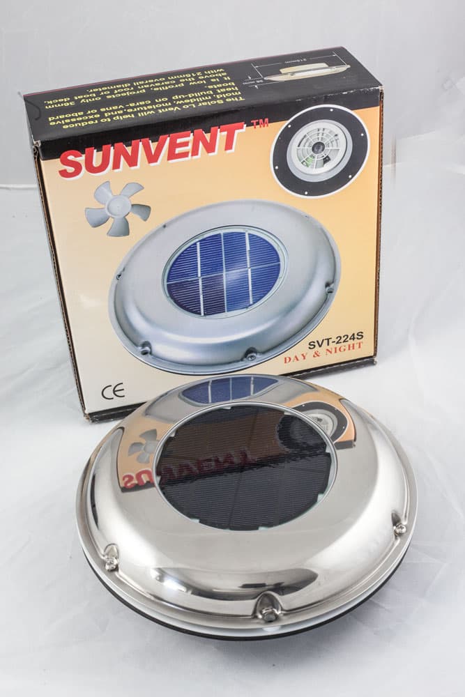 Solcellsdriven ventilator