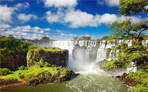 Bild av Nonwoven Fototapet Waterfall - en kvalitetstapet till marknads bästa pris!