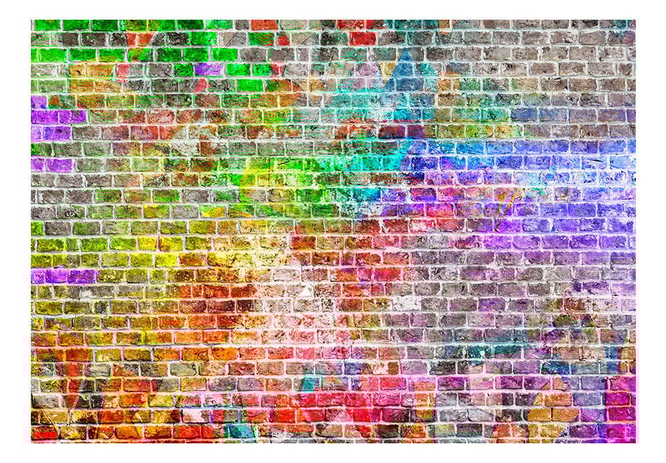 Fototapet Rainbow Wall