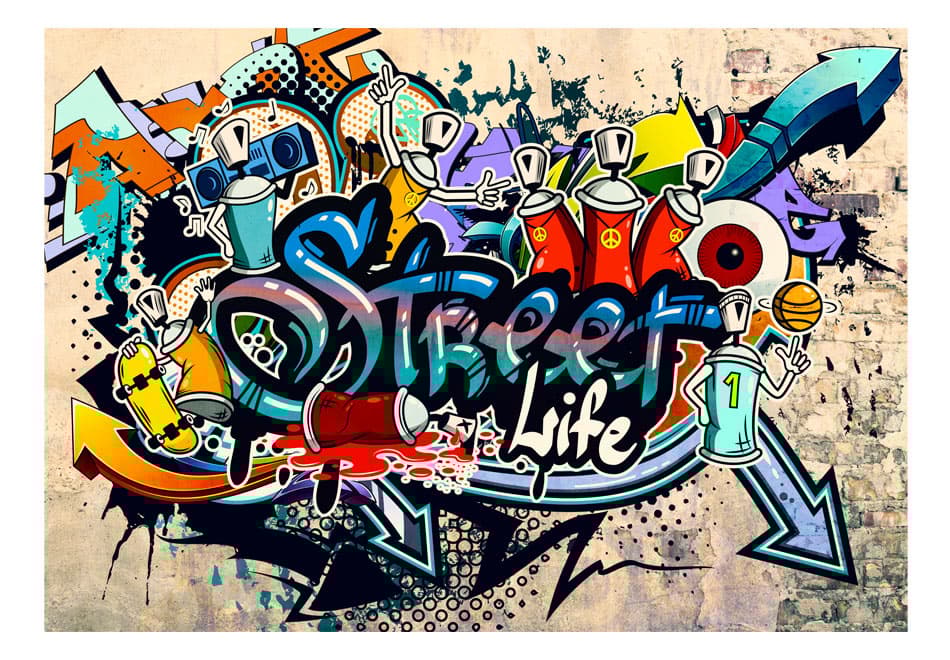Fototapet Street Life