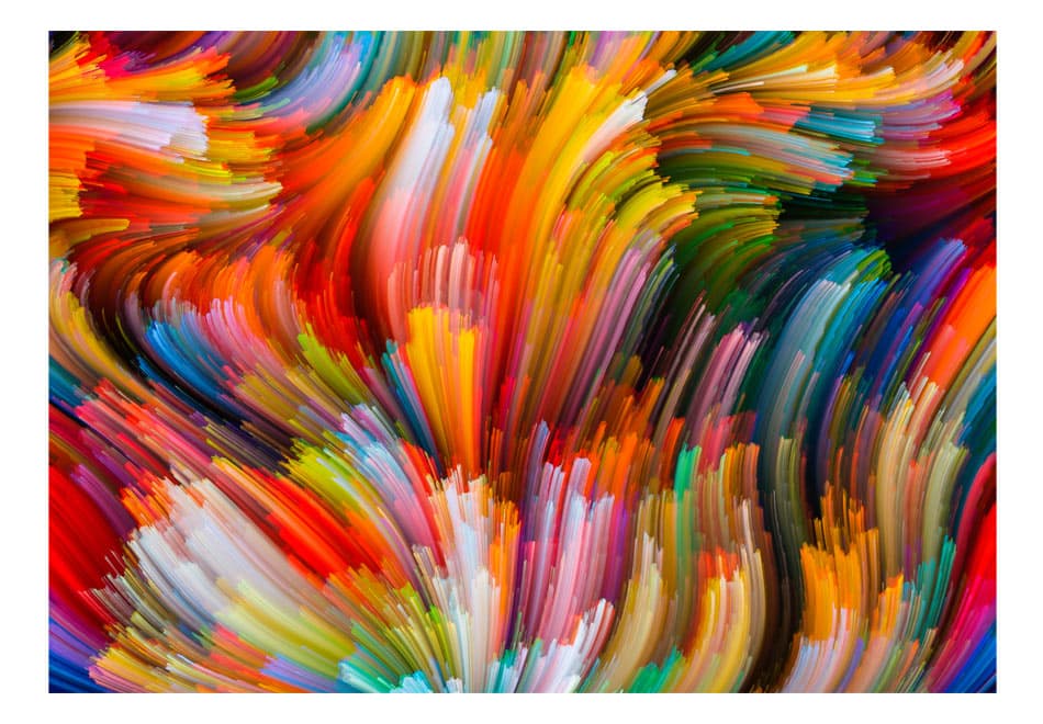 Fototapet Rainbow Waves