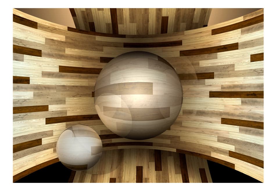 Fototapet Wooden orbit