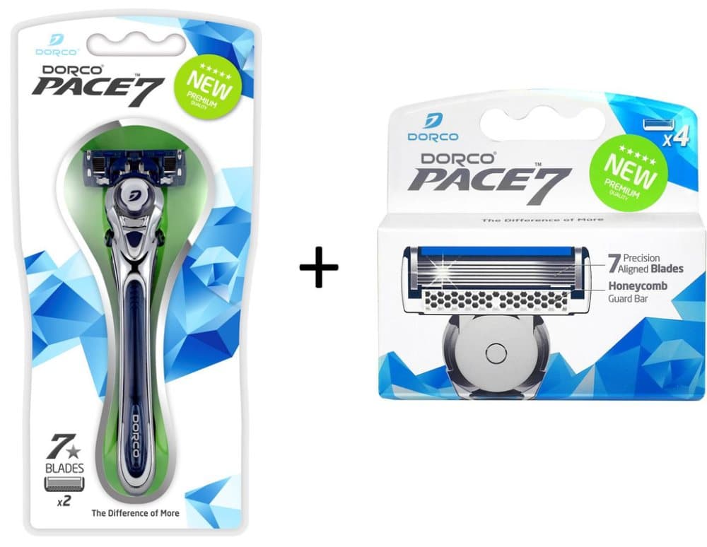Dorco Pace7 rakhyvel + 6 rakblad
