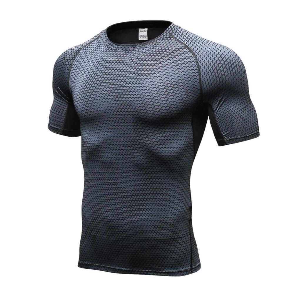 Kortärmad träningströja/t-shirt för män (L)