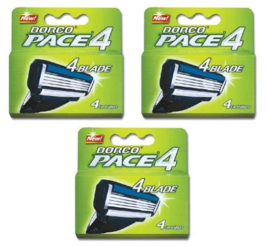 Dorco Pace4 Rakblad 12-pack