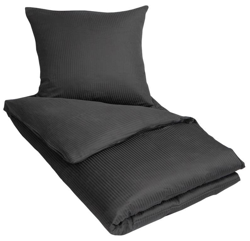 Egyptisk bomulds sengetøj - 240x220 cm - King size sengetøj - Antracit grå - Excellent By Borg