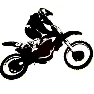 Väggdekor Motorcross Motorcykel