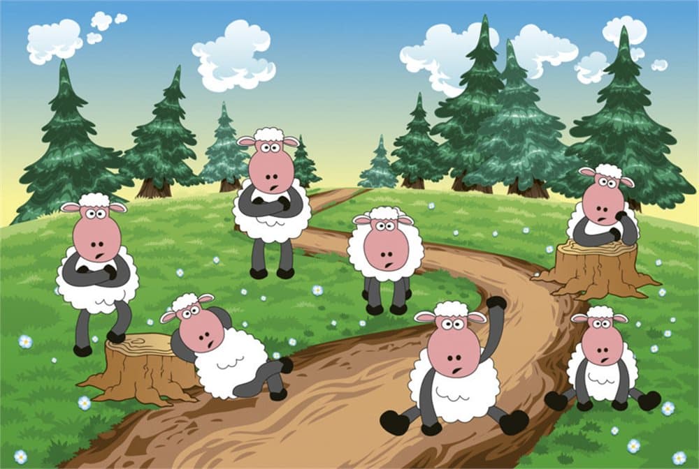 FOTOTAPET EASY UP SHEEP
