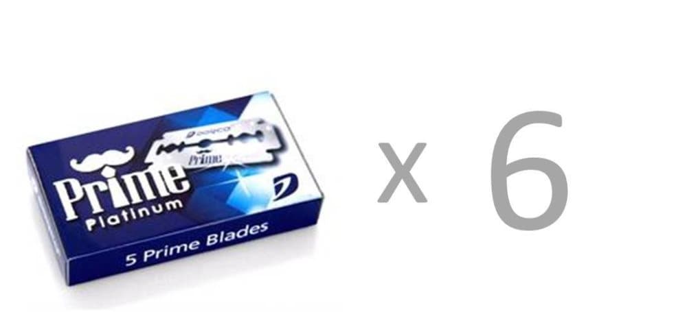 30 st (6 x 5) Dorco Prime Platinum Dubbelrakblad STP300