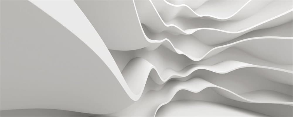 Panorama fototapet "Futuristisk våg"