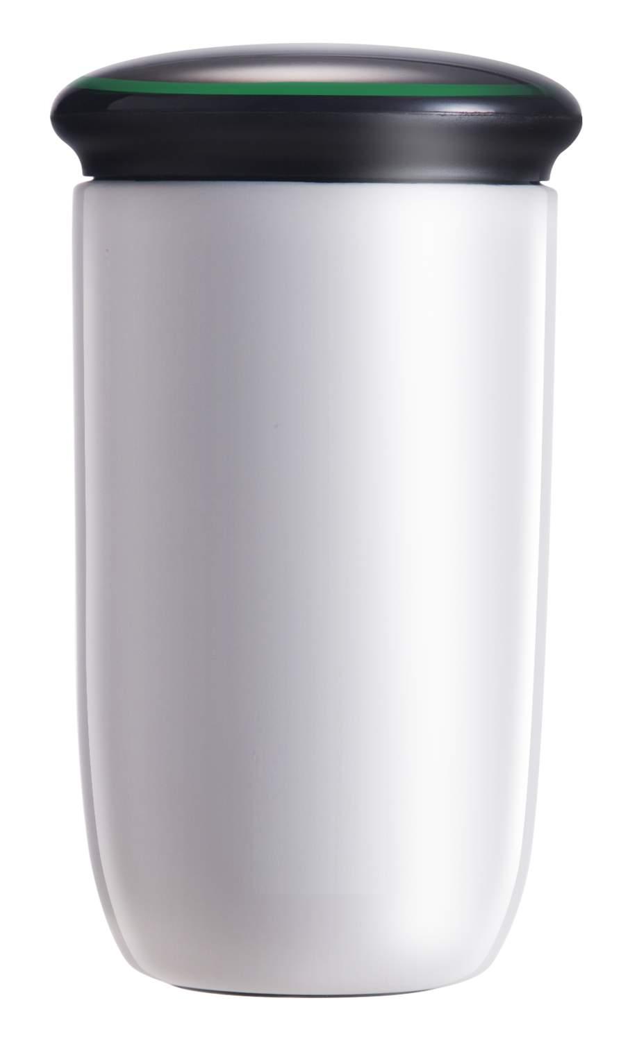 Smart Cup - självkylande mugg med temperatur och LED - vit