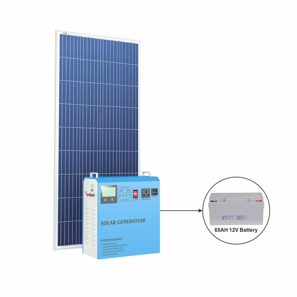 Komplett Solcellsdrivet Elverk 500 Watt SPB-AW-65/500