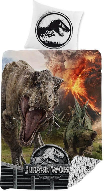 Jurassic world - Digital printet - Sengetøj - Eksklusivt sengesæt - 140x200 cm