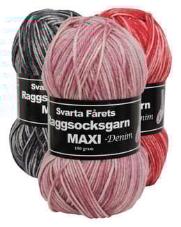 Garn Raggsocksgarn Maxi Denim 150 gram
