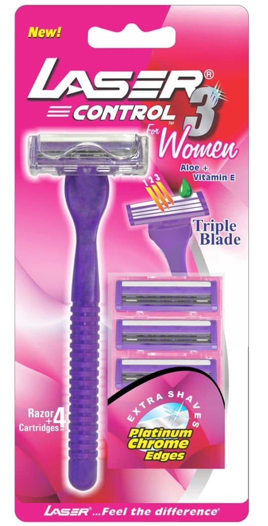 Partahöylä + 20 Partahöylän terät, Laser Control3 Women