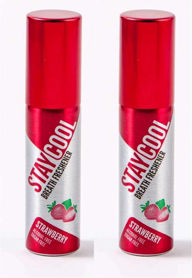 2-pack Munspray Stay Cool Breath Freshener Strawberry Jordgubb