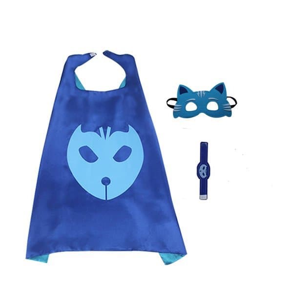 Pyjamashjältarna, PJ masks - Mantel, ögonmask och armband