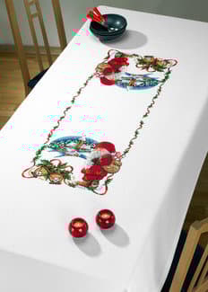 Broderikit Middagsduk Julaftons natt