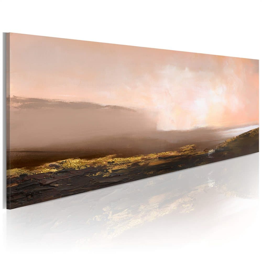 Handmålad tavla - Seaside morgon (100 x 40 cm)