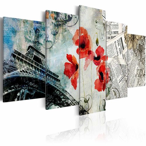 Bild av Tavla - Memories of Paris (100 x 50 cm)