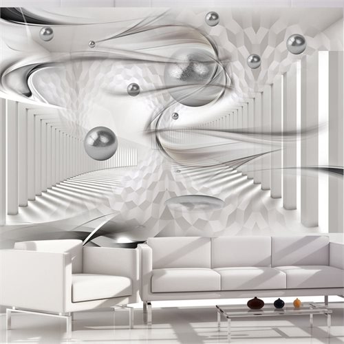 Bild av Fototapet - White bullets (300 x 210 cm)