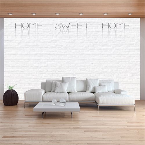 Bild av Fototapet - Home, sweet home - wall (300 x 210 cm)