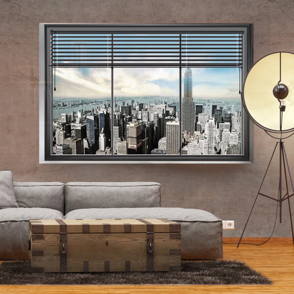 Fototapet - New York window (300 x 210 cm)