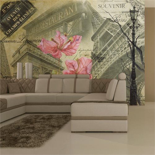 Bild av Fototapet - Bonjour Paris! (300 x 231 cm)
