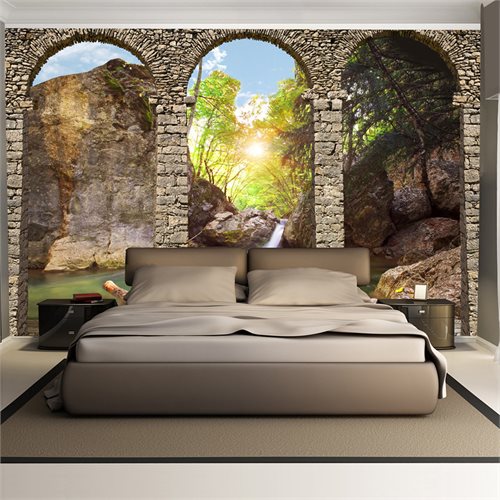 Bild av Fototapet - Morning relaxation (350 x 245 cm)