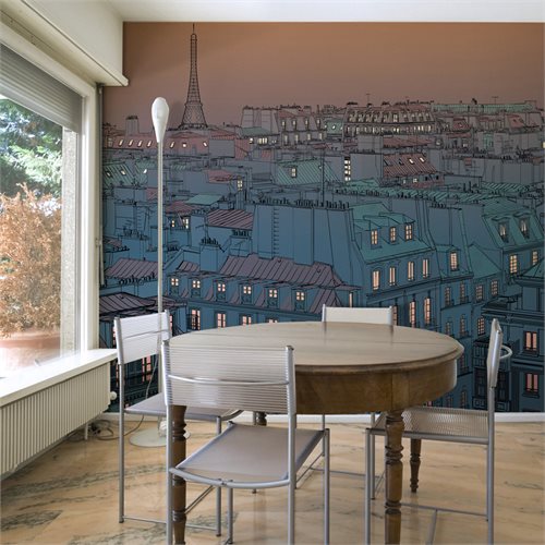 Bild av Fototapet - God kväll Paris! (300 x 231 cm)