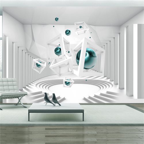 Bild av Fototapet - Corridor of Geometry (350 x 245 cm)