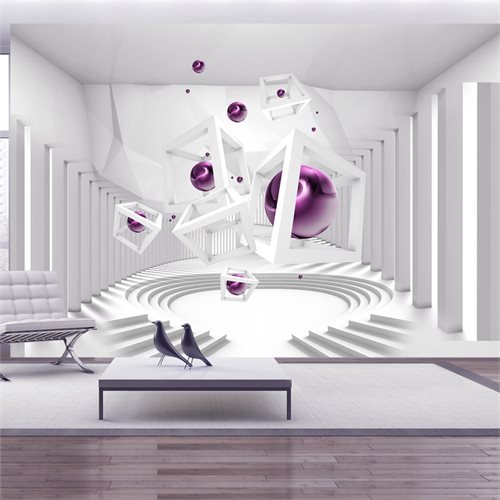 Bild av Fototapet - Along the corridor (350 x 245 cm)
