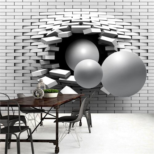 Bild av Fototapet - Another Brick In The Wall (350 x 245 cm)