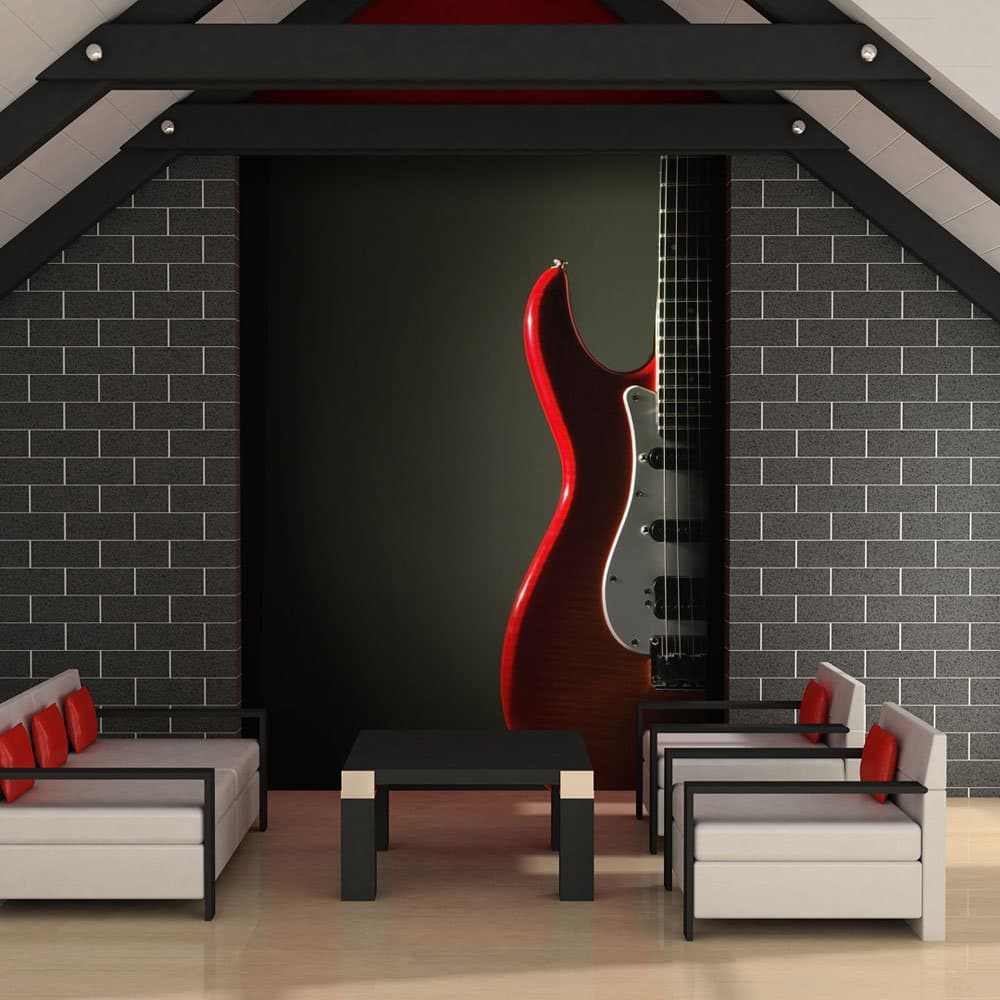 Fototapet - Elgitarr (300 x 231 cm)