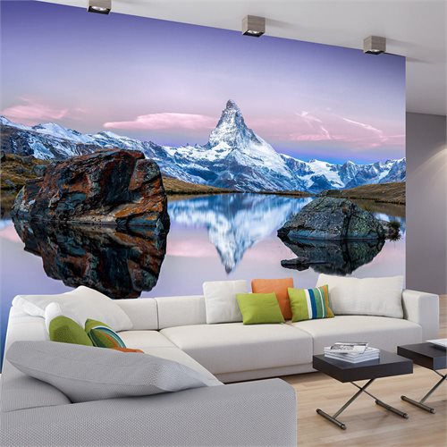 Bild av Fototapet - Lonely Mountain (350 x 245 cm)